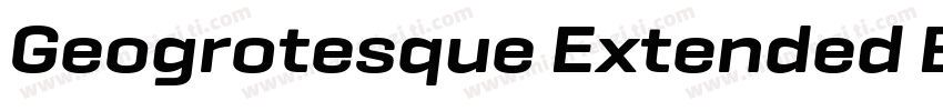 Geogrotesque Extended Bold字体转换
